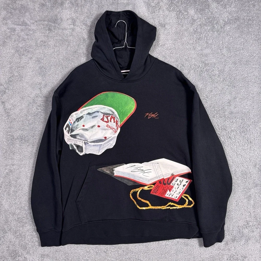 Nike Jordan Hoodie Mens XL Artist Series Rochester Flight Sweatshirt DV1593-010
